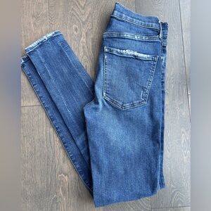 Agolde Dark Blue Skinny Jeans